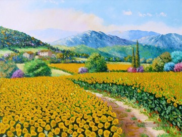 sonnenblumen Ölbilder verkaufen - Sonnenblumen Garten